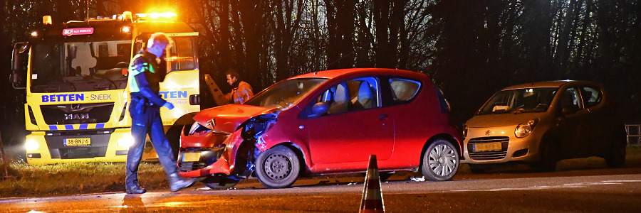 Wederom aanrijding op beruchte kruising Franeker
