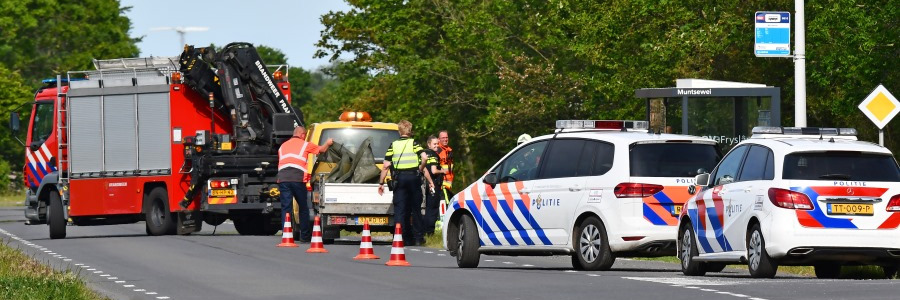 Drugsafval gedumpt in berm Klooster Lidlum