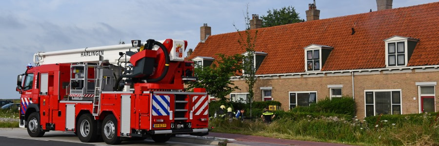 Woningbrand Kimswerderweg Harlingen