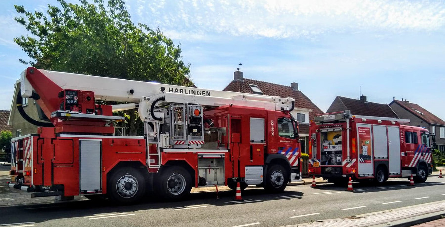 Keukenbrand Harlingen snel geblust