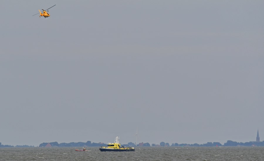 Man overboord: grote zoekactie IJsselmeer