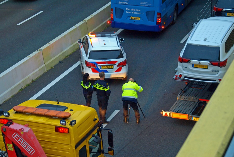 Ongeval aquaduct N31 Harlingen