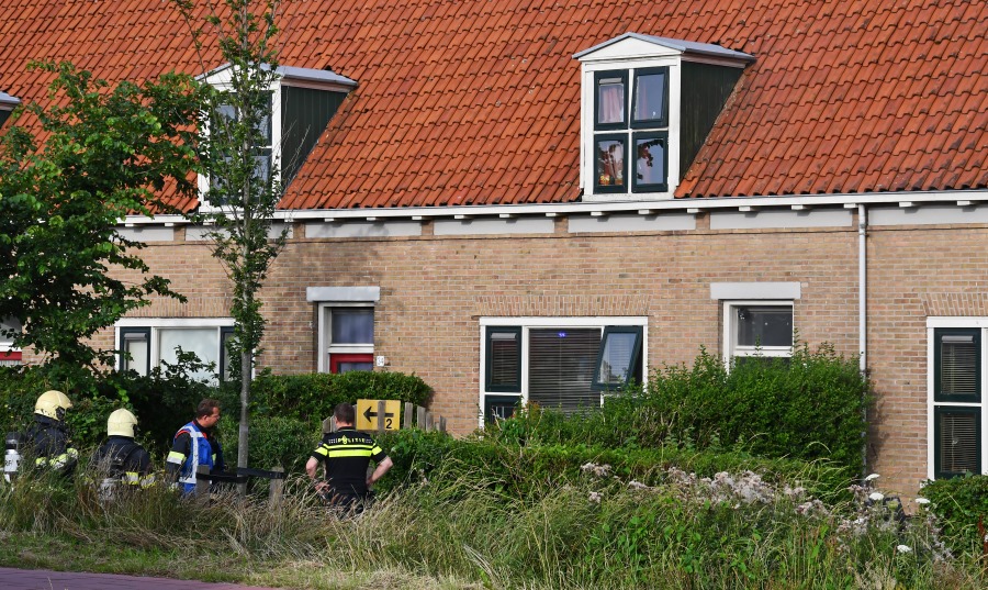 Woningbrand Kimswerderweg Harlingen