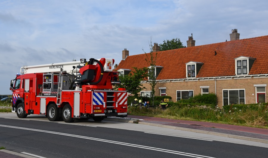 Woningbrand Kimswerderweg Harlingen