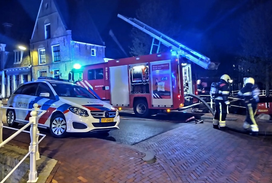 Woningbrand Harlingen snel onder controle