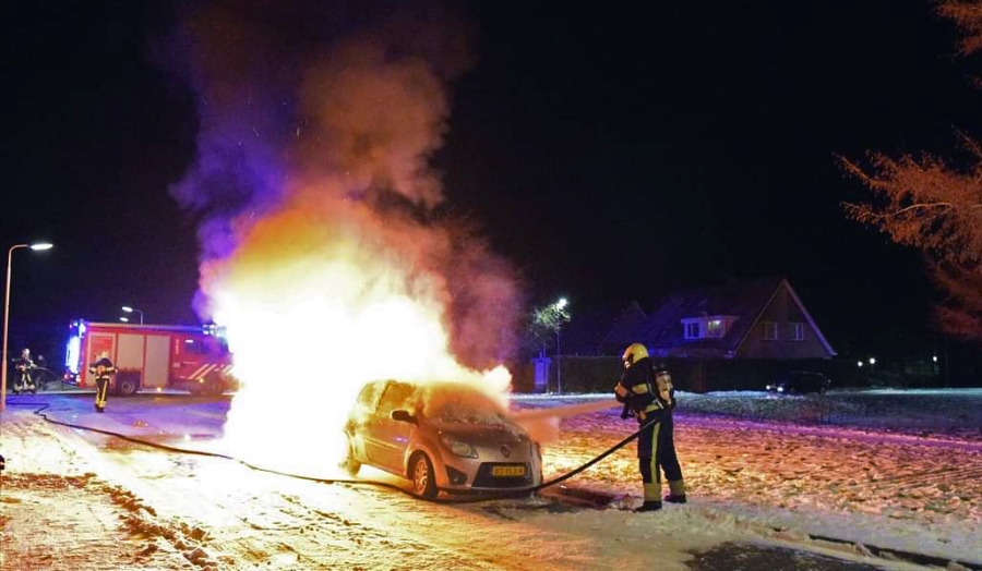 Autobrand Savornin Lohmanstraat Harlingen