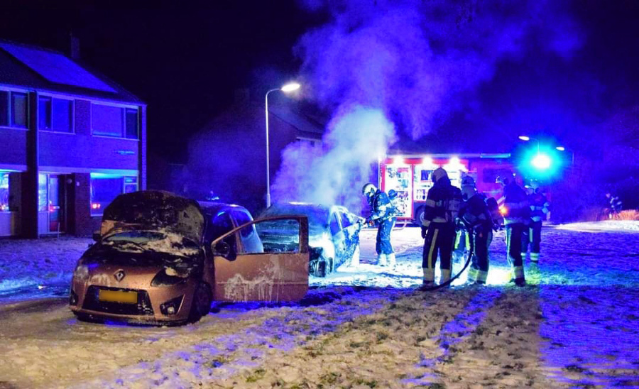 Autobrand Savornin Lohmanstraat Harlingen