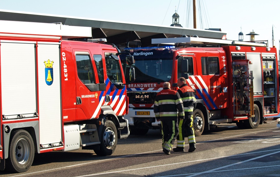 Kortsluiting in snackbar Waddenpromenade Harlingen