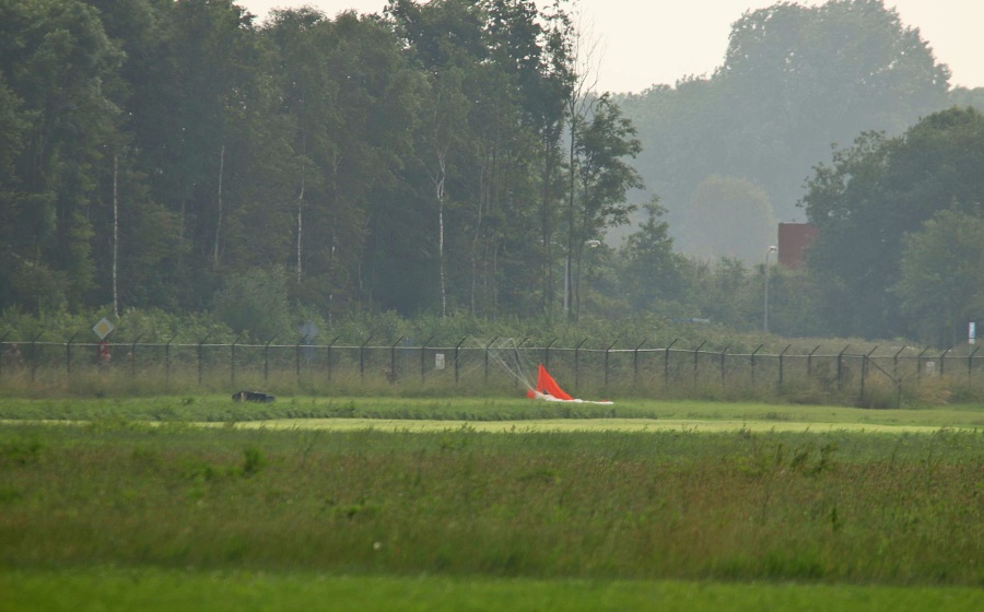 F16 crasht op Vliegbasis Leeuwarden