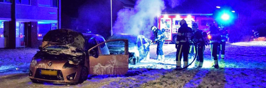 Autobrand Savornin Lohmanstraat Harlingen