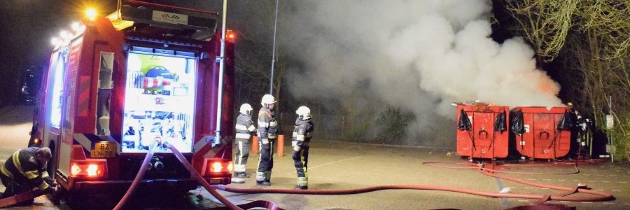 Containerbrand Zeerobben Harlingen
