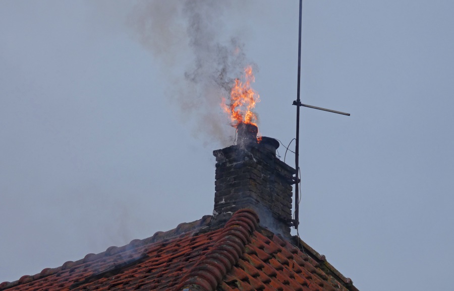 Schoorsteenbrand Admiraal Stellingwerffstraat Harlingen