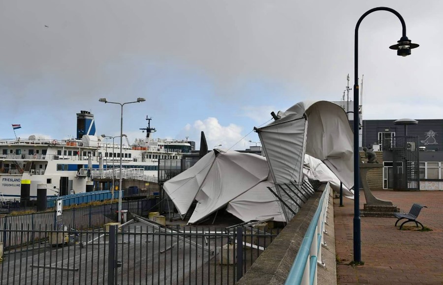 Stormschade Doeksen Harlingen