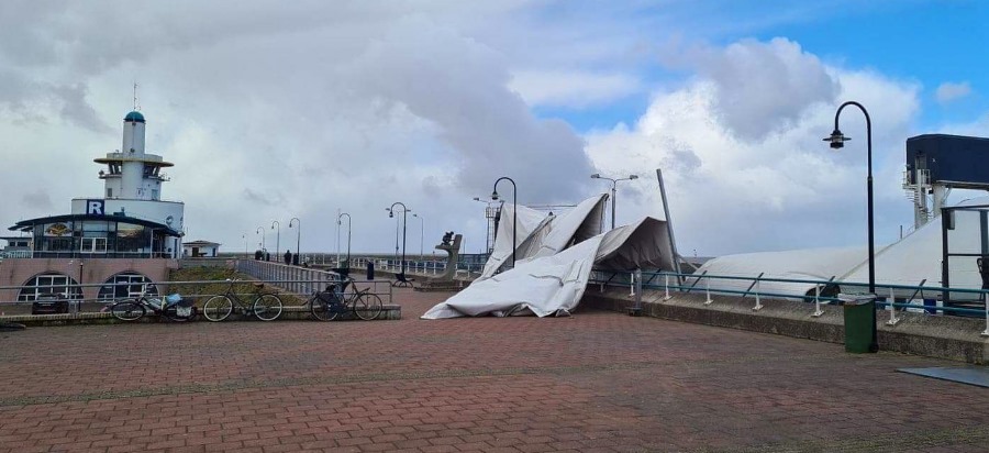 Stormschade Doeksen Harlingen