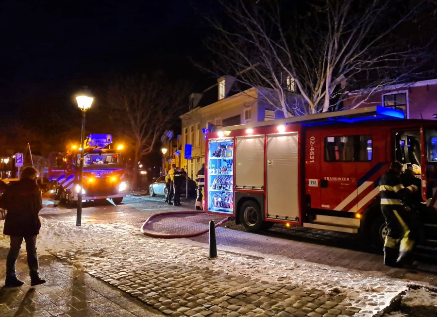 Woningbrand Heiligeweg Harlingen