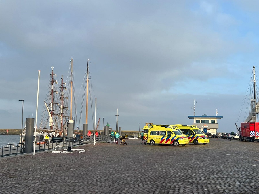 Aanvaring schepen Waddenzee Terschelling