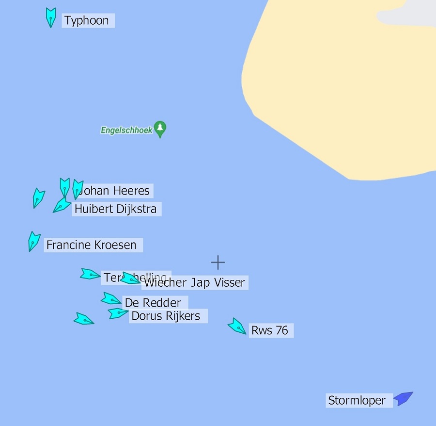 Aanvaring schepen Waddenzee Terschelling