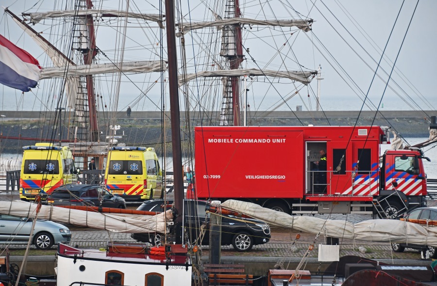 Aanvaring schepen Waddenzee Terschelling