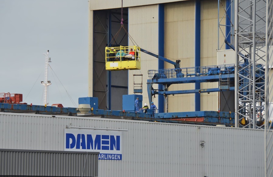 Bedrijfsongeval Lange Lijnbaan Harlingen