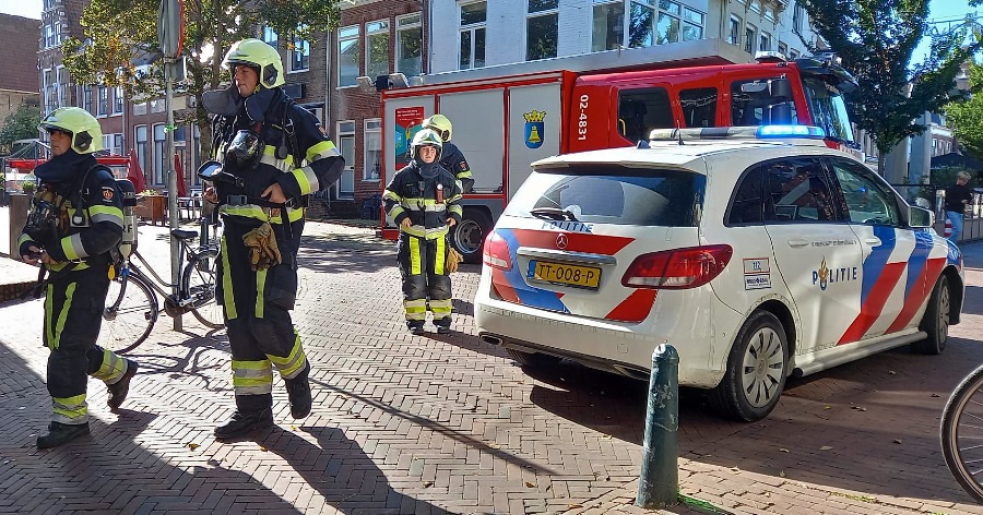 Brandje in horecagelegenheid Voorstraat Harlingen
