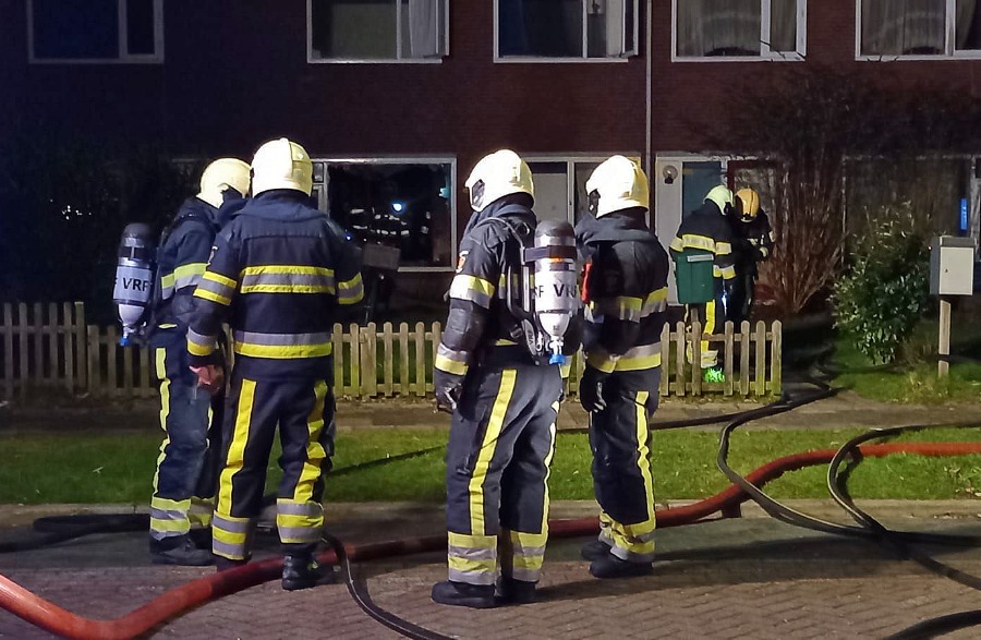 Woningbrand Oosterparkweg Harlingen