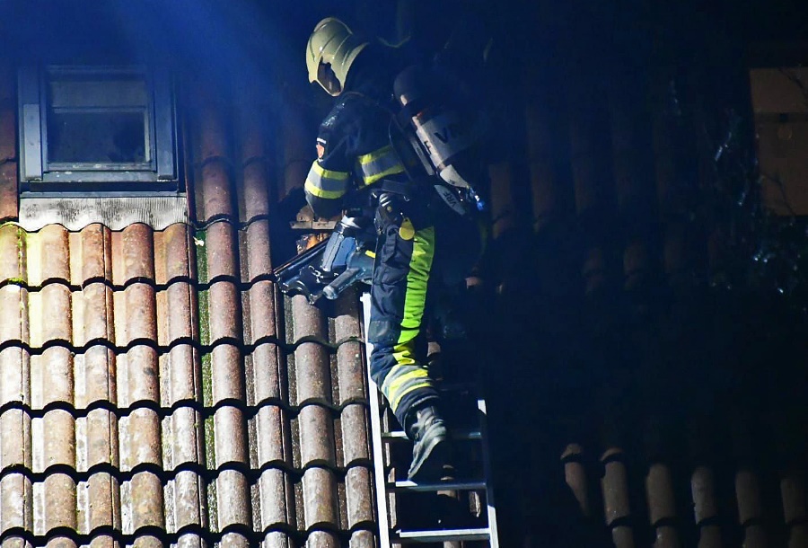 Dakbrand Karveelstraat Harlingen