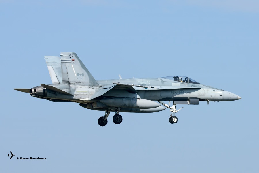 Frisian Flag 2022: Royal Canadian Air Force CF-188 Hornet