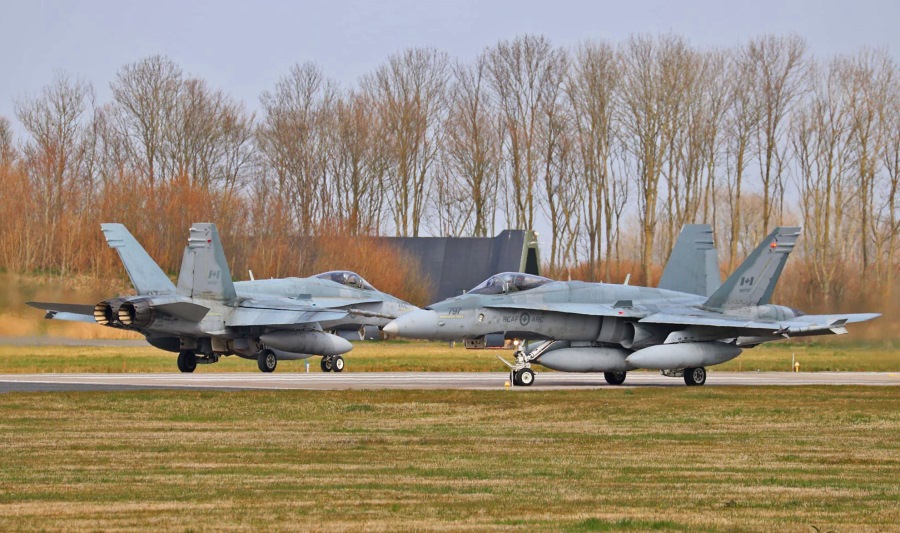 Frisian Flag 2022: Royal Canadian Air Force CF-188 Hornet