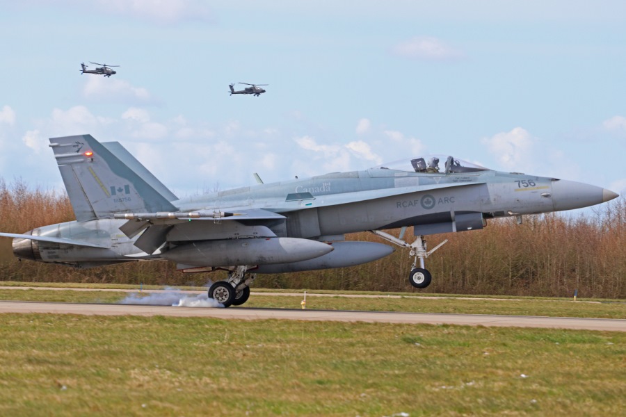 Frisian Flag 2022: Royal Canadian Air Force CF-188 Hornet