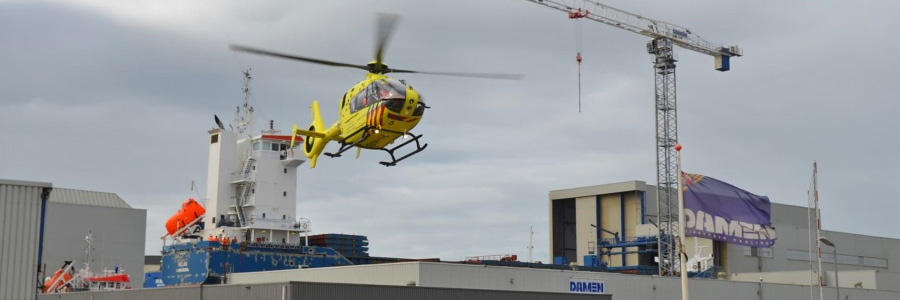 Bedrijfsongeval Lange Lijnbaan Harlingen