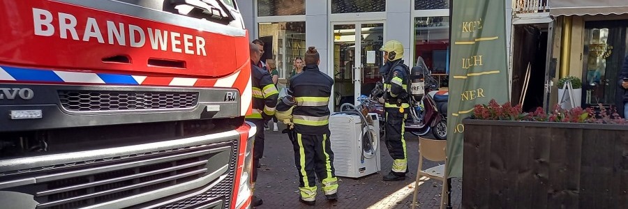 Brandje in horecagelegenheid Harlingen