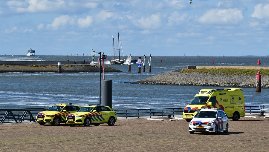 Ongeval charterschip Waddenzee