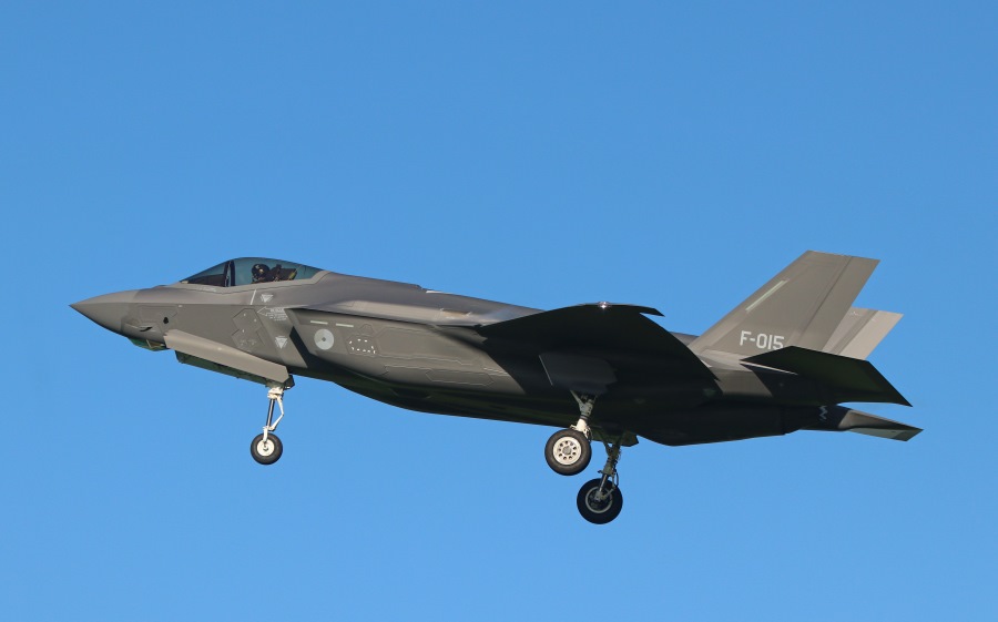 RNLAF F35 oefening Vliegbasis Leeuwarden