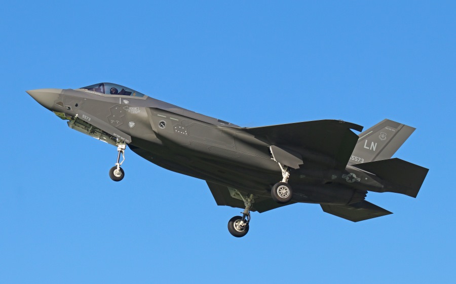USAF F35 oefening Vliegbasis Leeuwarden