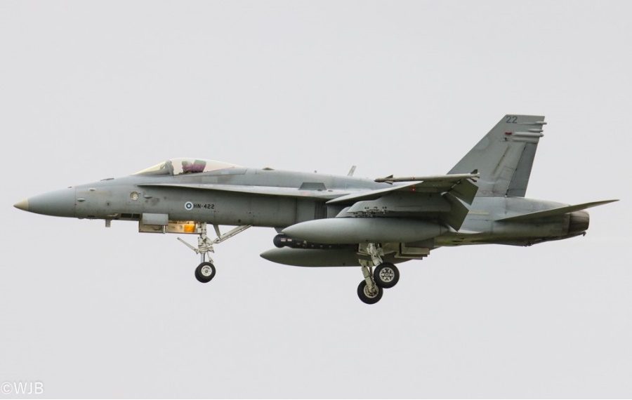 Frisian Flag 2023: Finish Air Force F-18